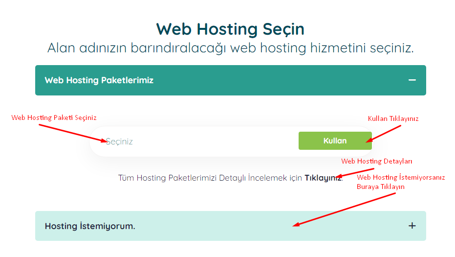 Alan Adı Tescil İşlemleri