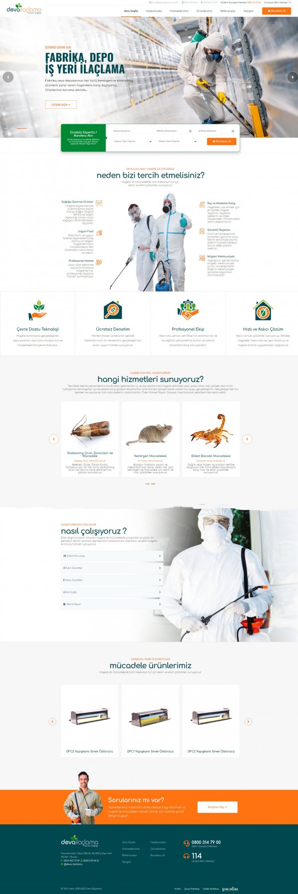 Kurumsal Site devailaclama.com.tr Web Site Tasarımı & Yazılımı