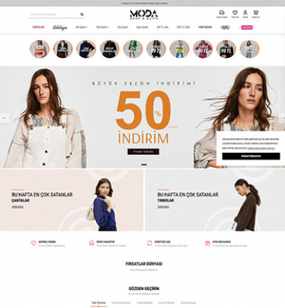 Giyim & Moda E-Ticaret Konsepti #5